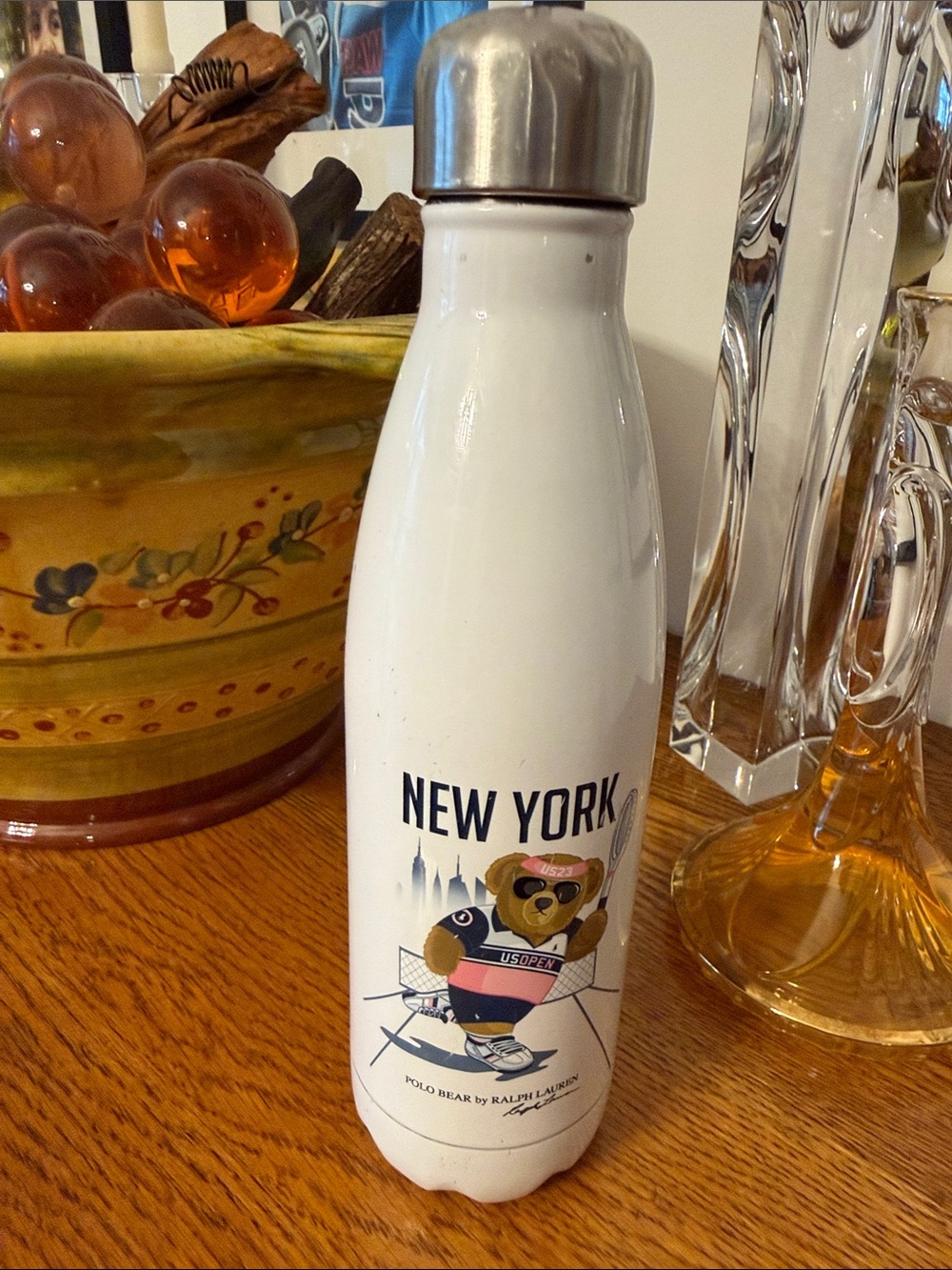 Ralph Lauren  US Open Polo Bear insulated water bottle